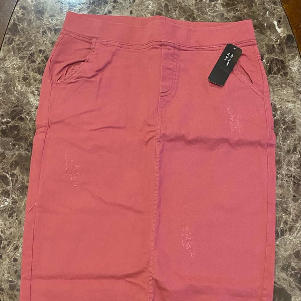 Large Pink Pencil Skirt